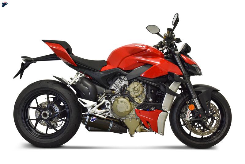 D199 - TERMIGNONI Ducati Streetfighter V4 (2020+) Dual Slip-on Exhaust (black edition)