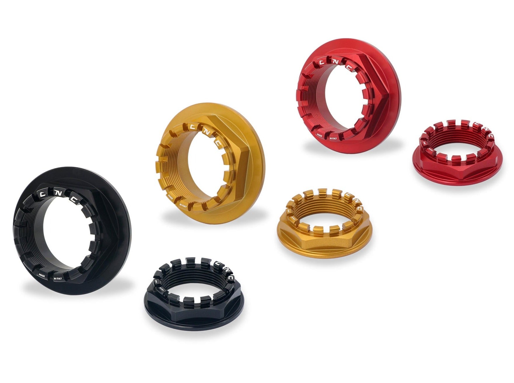 CNC RACING Ducati Rear Wheel Axle Nuts – Factory Racing