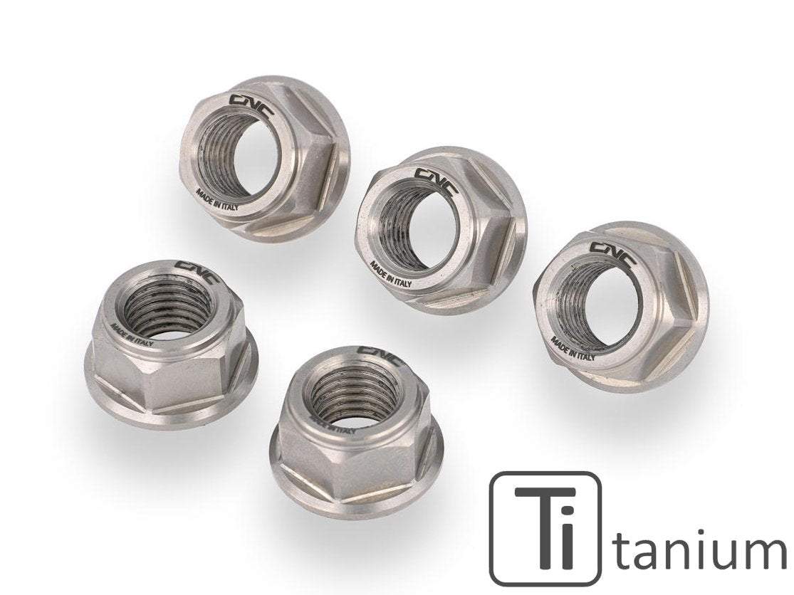 DA386X - CNC RACING Ducati Titanium Rear Sprocket Nuts (M10x1.0) – Accessories in the Factory Racing Motorcycle Aftermarket Accessories and Parts Online Shop