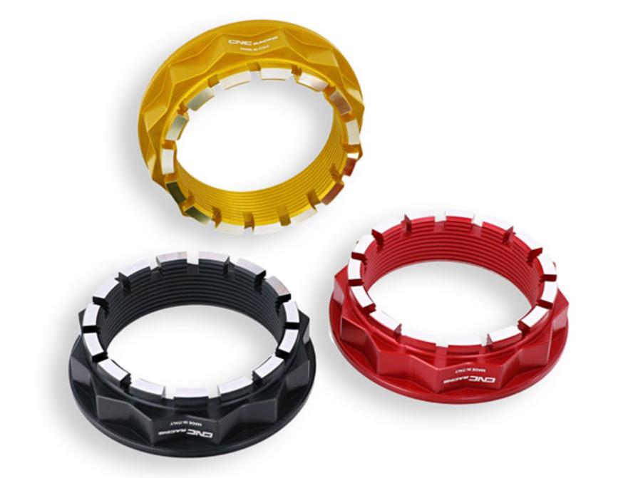 DA501 - CNC RACING Ducati Rear Wheel Axle Nut bi-color (right) – Accessories in the Factory Racing Motorcycle Aftermarket Accessories and Parts Online Shop