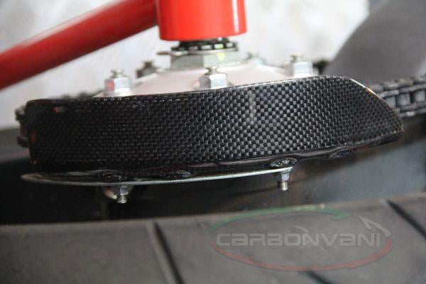 CARBONVANI Ducati Hypermotard 1100 Carbon Rear Chain Sprocket Splashguard