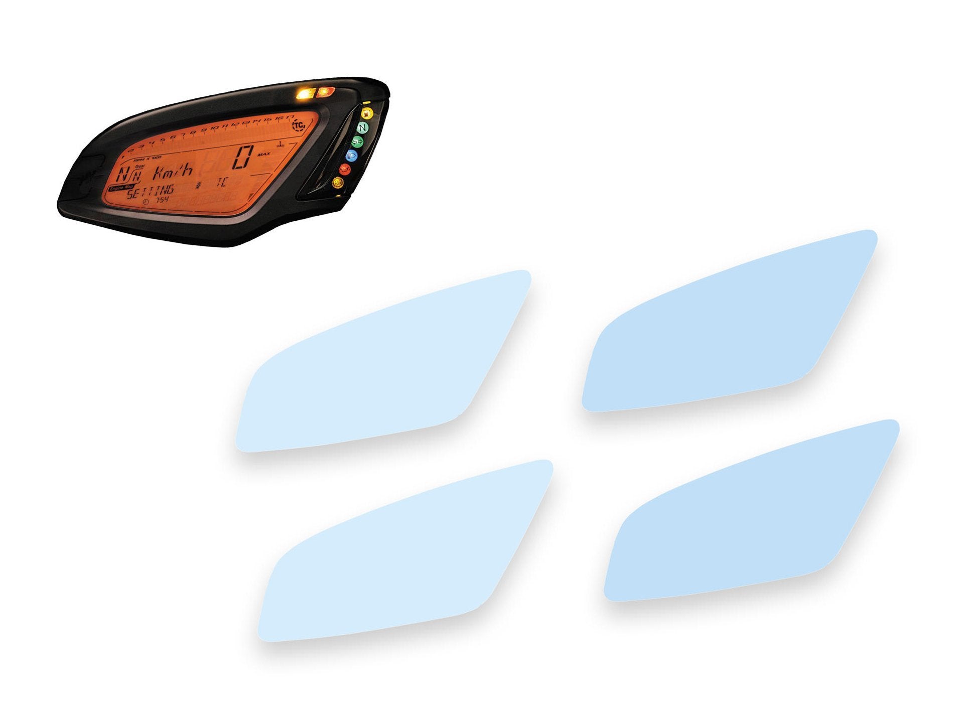 DP026 - CNC RACING MV Agusta Dashboard Screen Protectors kit – Accessories in the Factory Racing Motorcycle Aftermarket Accessories and Parts Online Shop
