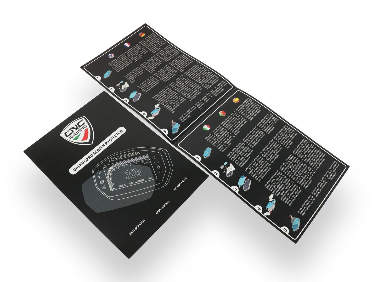 DP015 - CNC RACING Ducati DesertX (2022+) Dashboard Screen Protectors Kit – Accessories in the Factory Racing Motorcycle Aftermarket Accessories and Parts Online Shop
