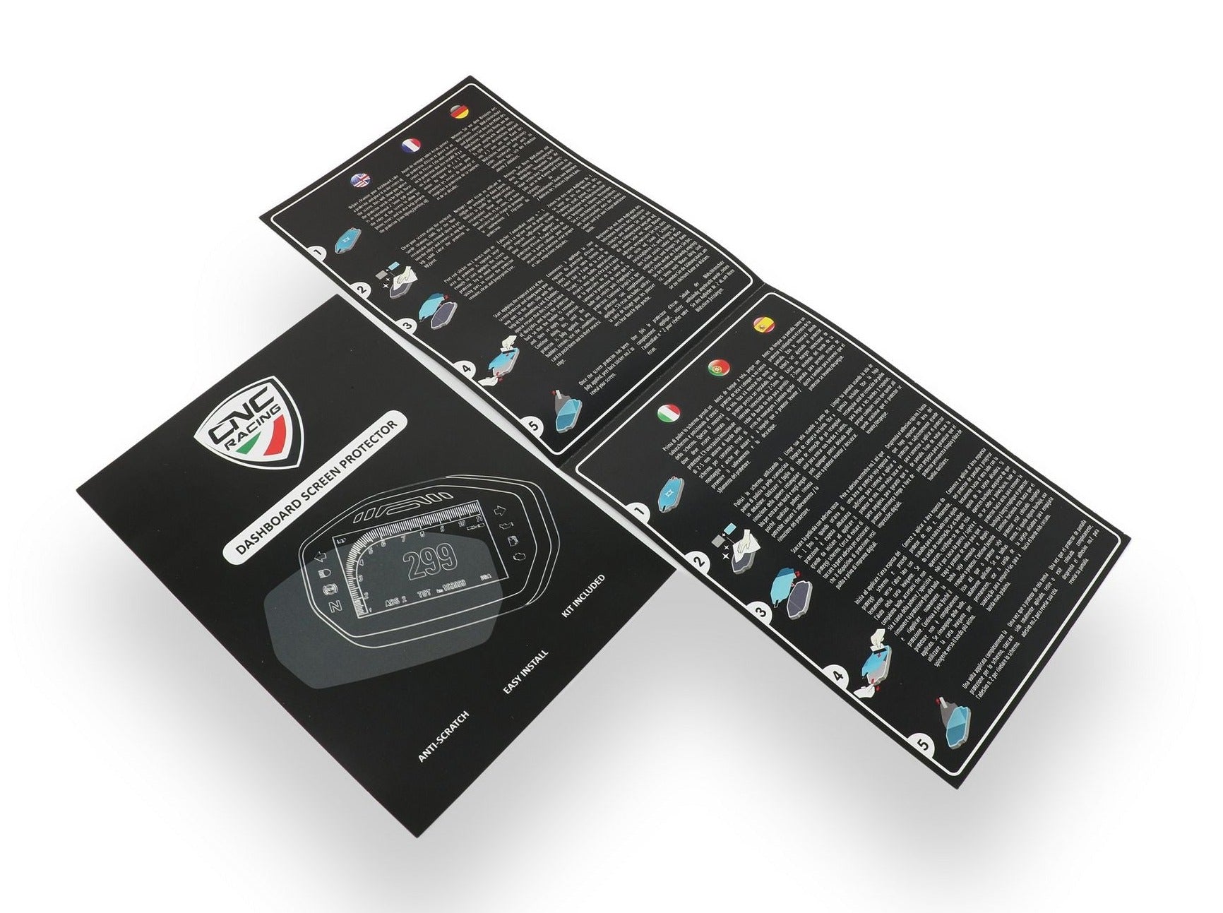 DP015 - CNC RACING Ducati DesertX (2022+) Dashboard Screen Protectors Kit – Accessories in the Factory Racing Motorcycle Aftermarket Accessories and Parts Online Shop