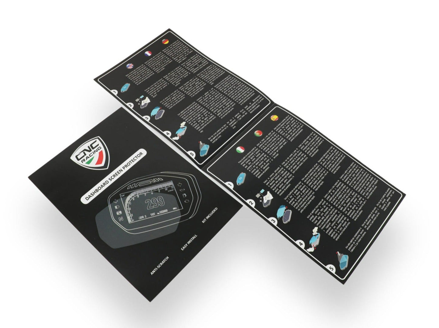 DP022 - CNC RACING Aprilia RSV4 / Tuono V4 (21/22) Dashboard Screen Protectors kit – Accessories in the Factory Racing Motorcycle Aftermarket Accessories and Parts Online Shop
