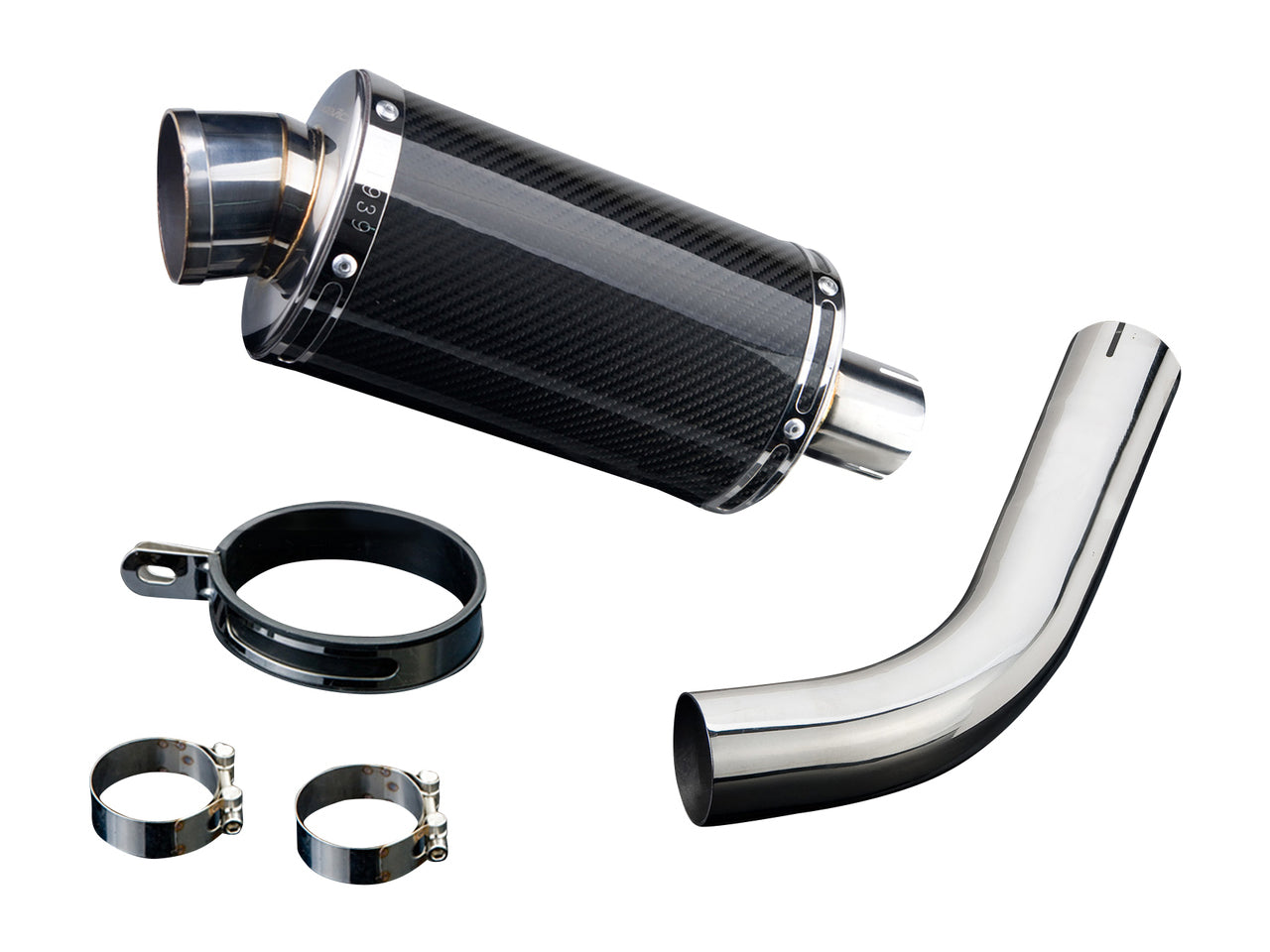 DELKEVIC Honda VFR800X / VFR800F Full Exhaust System with DS70 9" Carbon Silencer