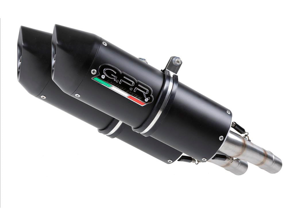 GPR Yamaha BT1100 Bulldog Dual Slip-on Exhaust "Furore Nero" (EU homologated)