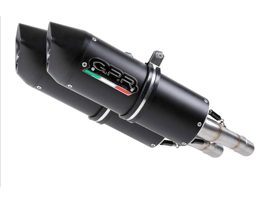GPR Yamaha FZ6 Fazer Dual Slip-on Exhaust "Furore Nero" (EU homologated)