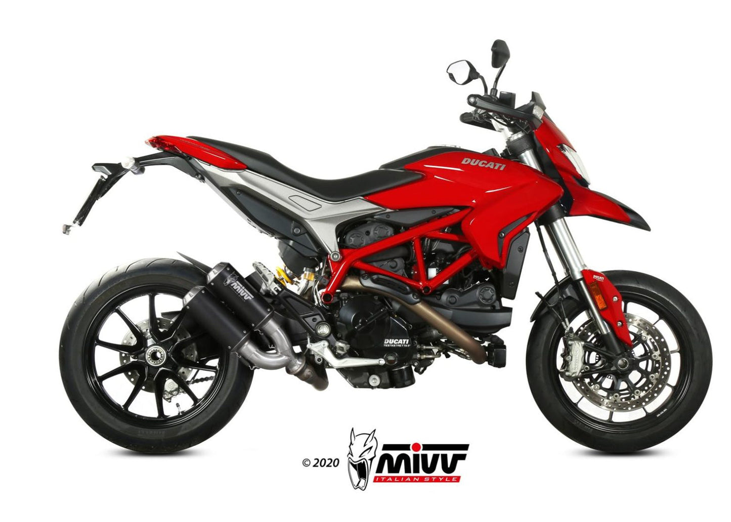 MIVV D.043 Ducati Hypermotard 939 (16/18) Dual Slip-on Exhaust "MK3" (black; not approved) – Accessories in the 2WheelsHero Motorcycle Aftermarket Accessories and Parts Online Shop