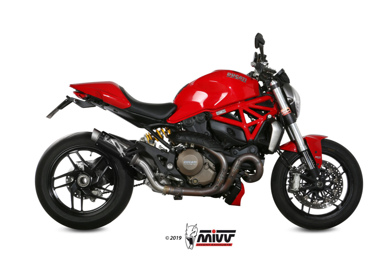 MIVV D.030 Ducati Monster 1200 (14/16) Slip-on Exhaust "GP Pro" (carbon; approved) – Accessories in the 2WheelsHero Motorcycle Aftermarket Accessories and Parts Online Shop