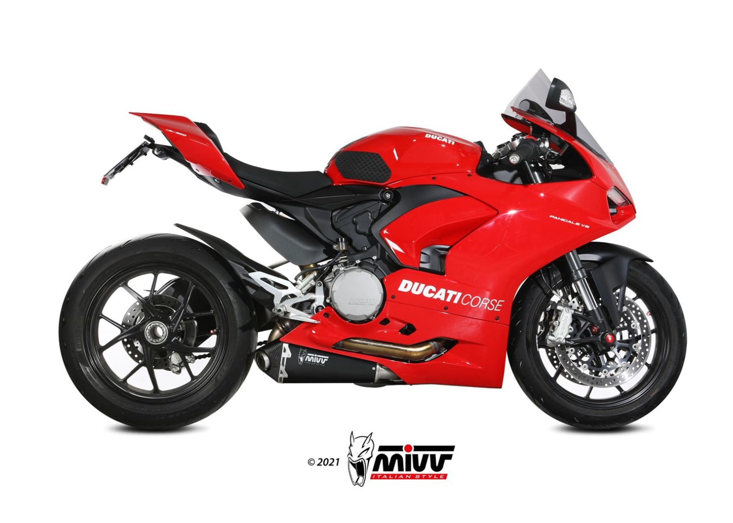 MIVV D.046 Ducati Panigale V2 (2020+) Slip-on Exhaust "Delta Race" (black steel; approved) – Accessories in the 2WheelsHero Motorcycle Aftermarket Accessories and Parts Online Shop