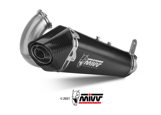 MIVV D.046 Ducati Panigale V2 (2020+) Slip-on Exhaust "Delta Race" (black steel; approved) – Accessories in the 2WheelsHero Motorcycle Aftermarket Accessories and Parts Online Shop