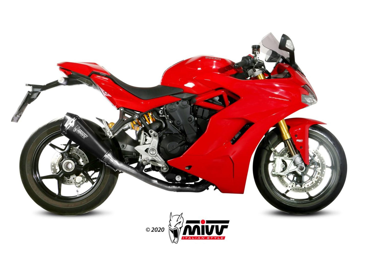 MIVV D.044 Ducati Supersport 939 (17/20) Slip-on Exhaust "Delta Race" (black; approved) – Accessories in the 2WheelsHero Motorcycle Aftermarket Accessories and Parts Online Shop