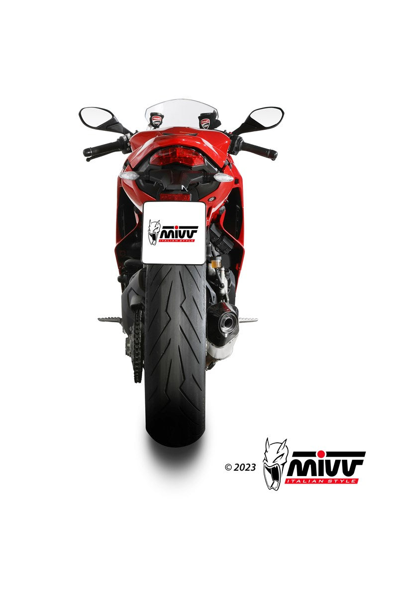 MIVV D.054 Ducati Supersport 950 (2021+) Slip-on Exhaust "Delta Race" (stainless steel; approved) – Accessories in the 2WheelsHero Motorcycle Aftermarket Accessories and Parts Online Shop