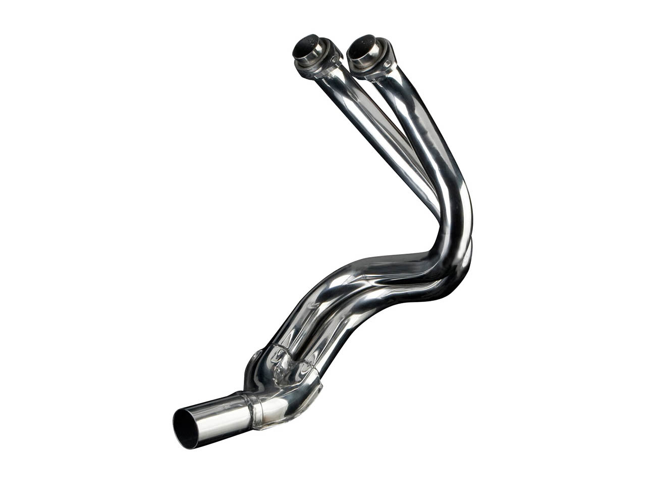 DELKEVIC Kawasaki ER-6N (09/11) Full Exhaust System with 13" Tri-Oval Silencer