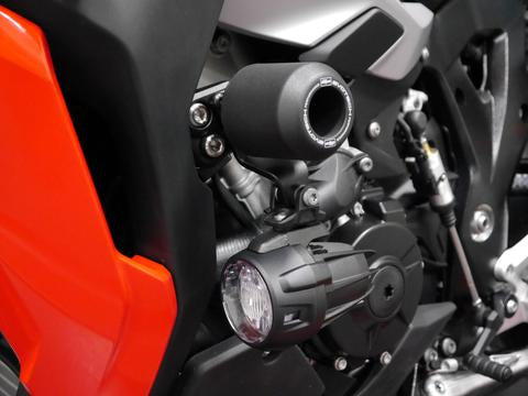 EVOTECH BMW S1000XR (2020+) Frame Crash Protection Sliders (with light mounting kit)