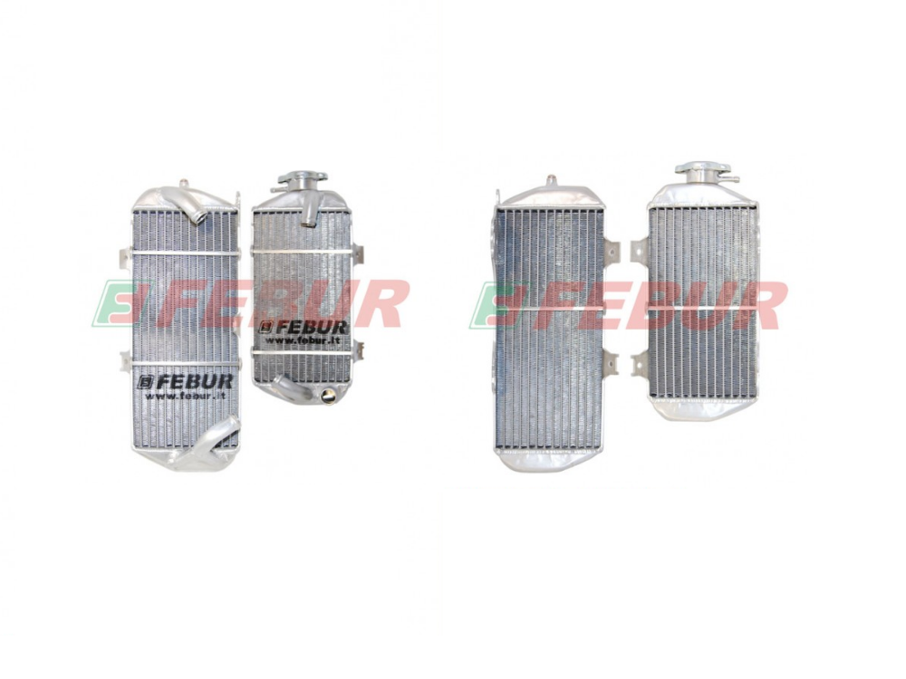 FEBUR Honda CRF450R (13/14) Complete Racing Water Radiators (Pair ...