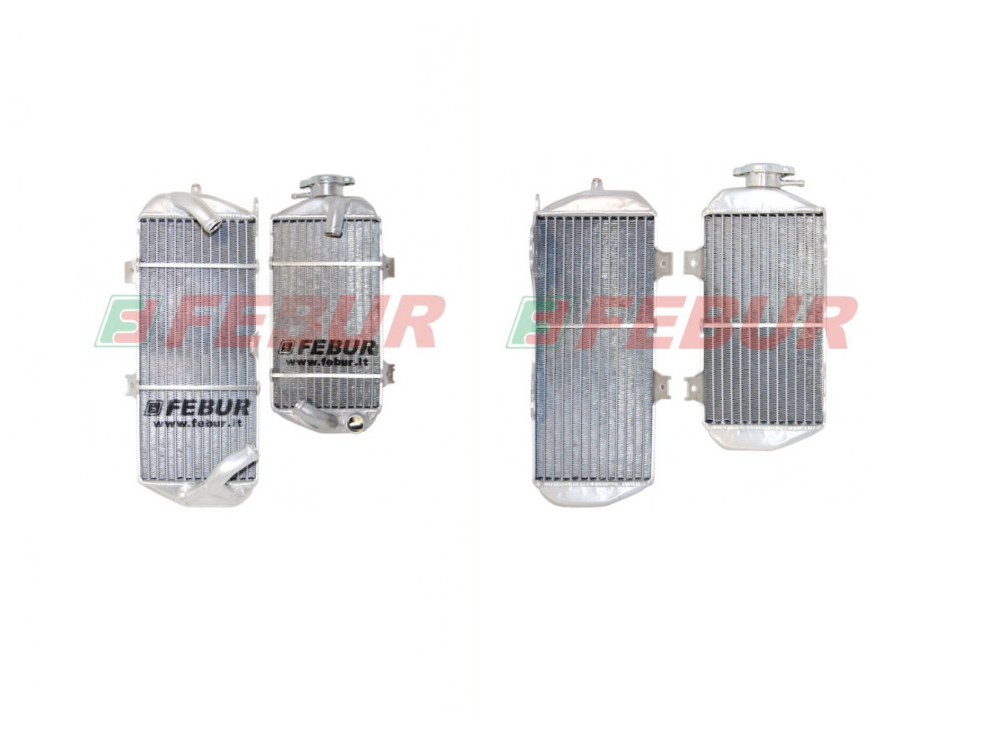 FEBUR Honda CRF250R (10/13) Complete Racing Water and Oil Radiators (Pair)