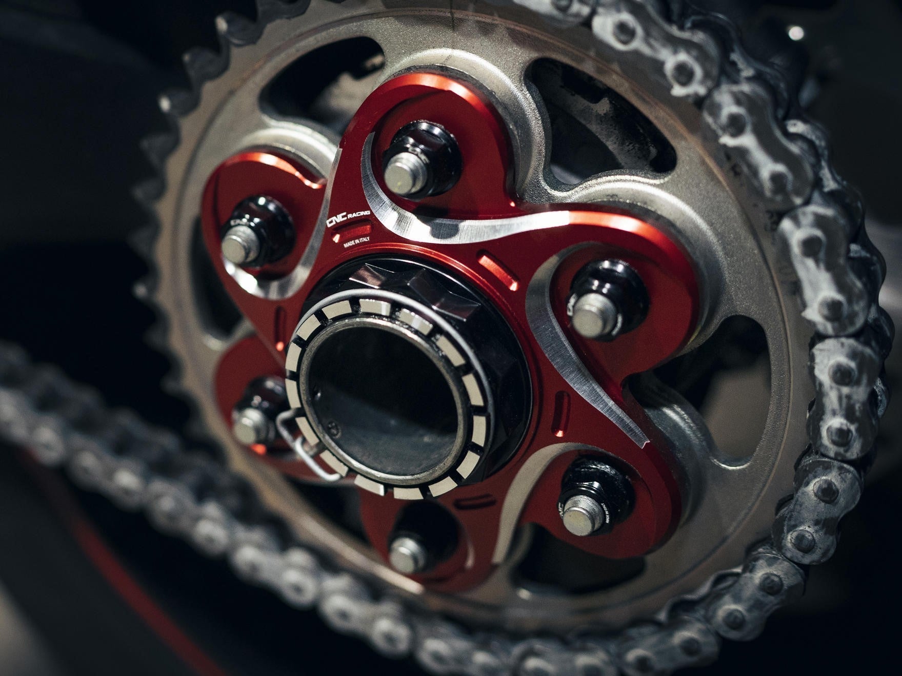 FL504S - CNC RACING Ducati Rear Sprocket Flange (carrier; bi-color) – Accessories in the Factory Racing Motorcycle Aftermarket Accessories and Parts Online Shop