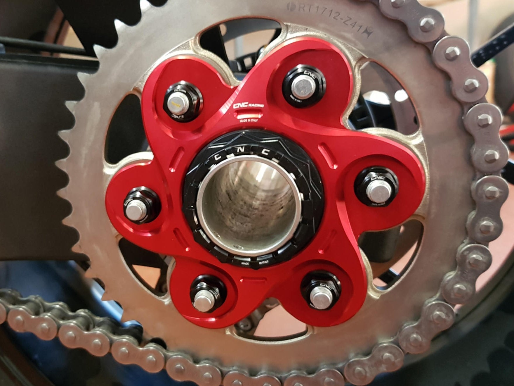 FL504 - CNC RACING Ducati Rear Sprocket Flange (carrier) – Accessories in the Factory Racing Motorcycle Aftermarket Accessories and Parts Online Shop