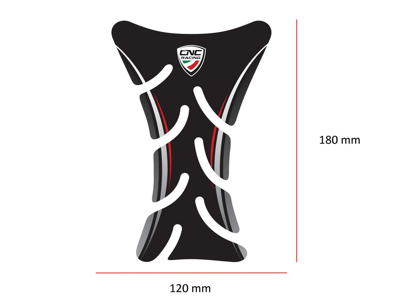 FP002 - CNC RACING Ducati Monster / Superbike Fuel Tank Pad – Accessories in the Factory Racing Motorcycle Aftermarket Accessories and Parts Online Shop