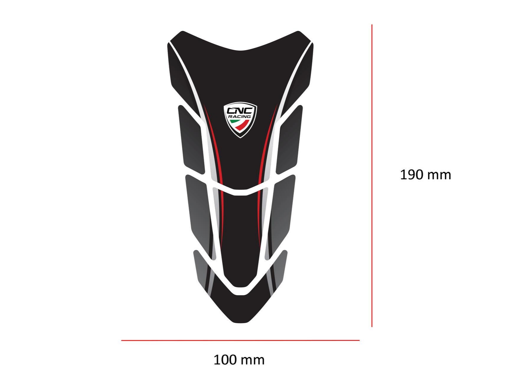 FP004 - CNC RACING Ducati Panigale / Streetfighter Fuel Tank Pad – Accessories in the Factory Racing Motorcycle Aftermarket Accessories and Parts Online Shop