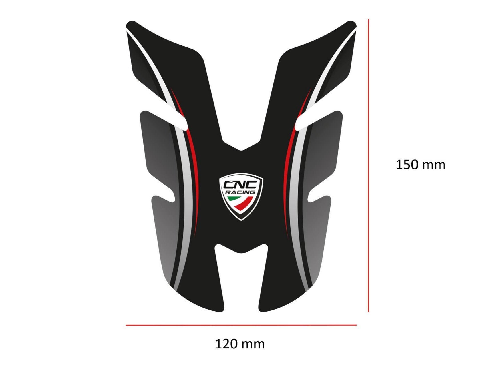 FP005 - CNC RACING Ducati Hypermotard / Monster Fuel Tank Pad – Accessories in the Factory Racing Motorcycle Aftermarket Accessories and Parts Online Shop