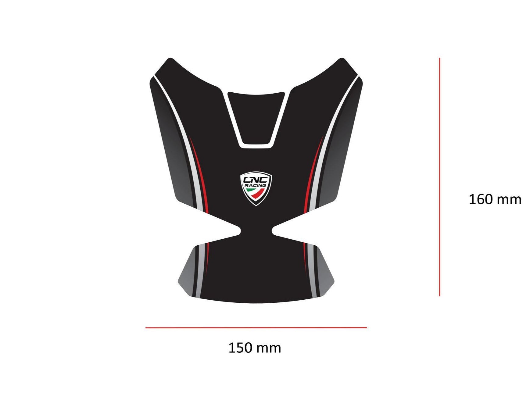 FP008 - CNC RACING Ducati Multistrada 1200 Enduro Fuel Tank Pad – Accessories in the Factory Racing Motorcycle Aftermarket Accessories and Parts Online Shop