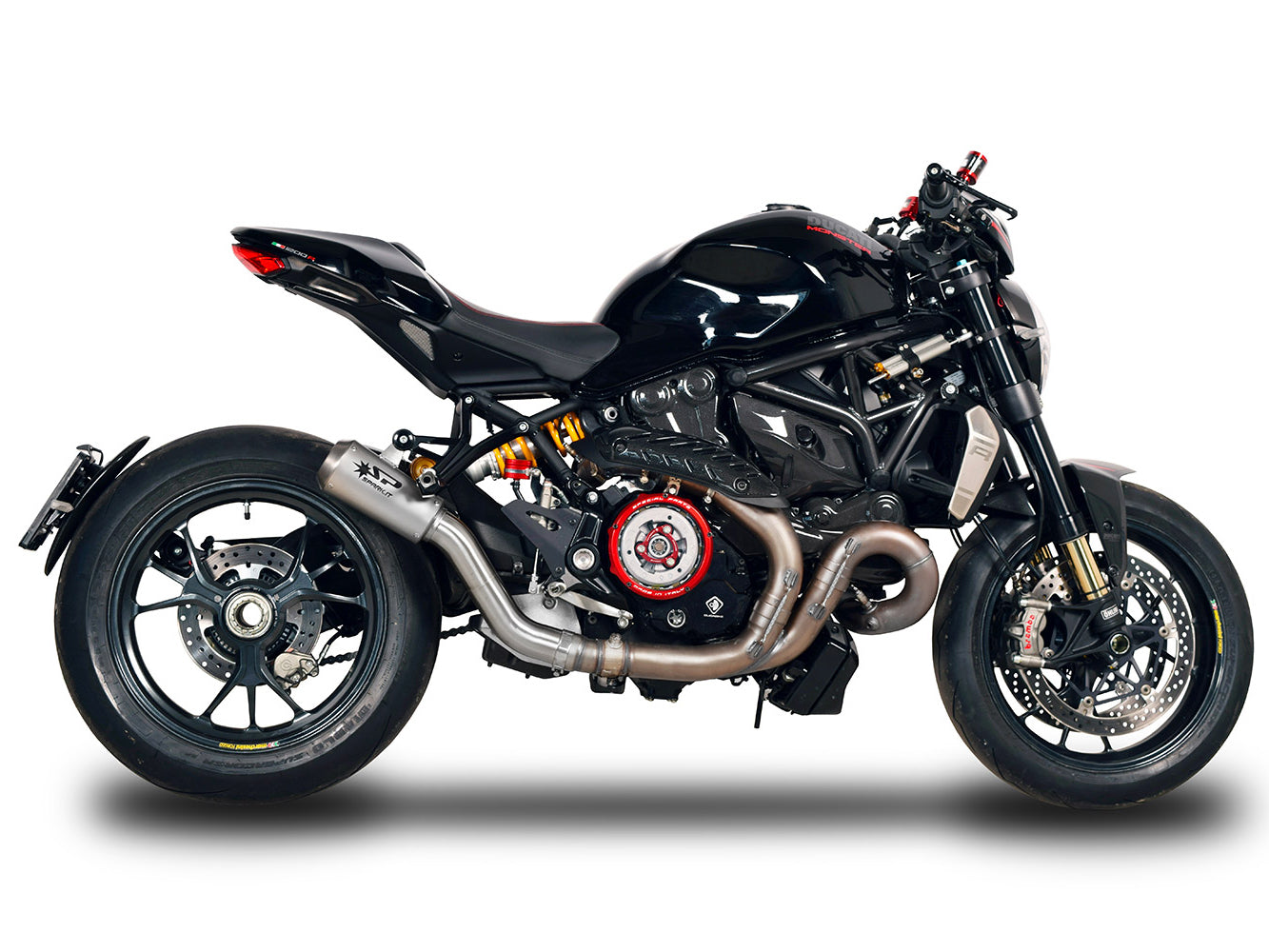 SPARK Ducati Monster 1200R Slip-on Exhaust "MotoGP" (racing)