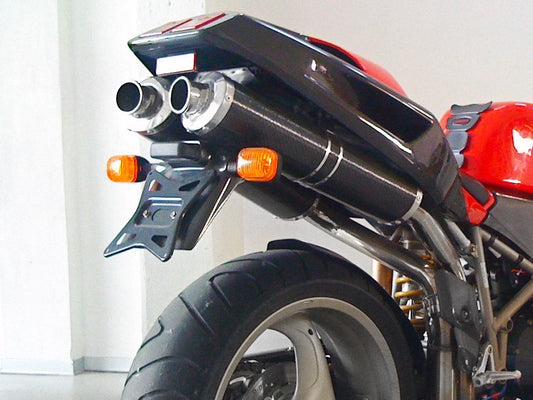SPARK GDU1105 Ducati Superbike 916 / 996 / 998 Dual Slip-on Exhaust "Oval" (EU homologated)