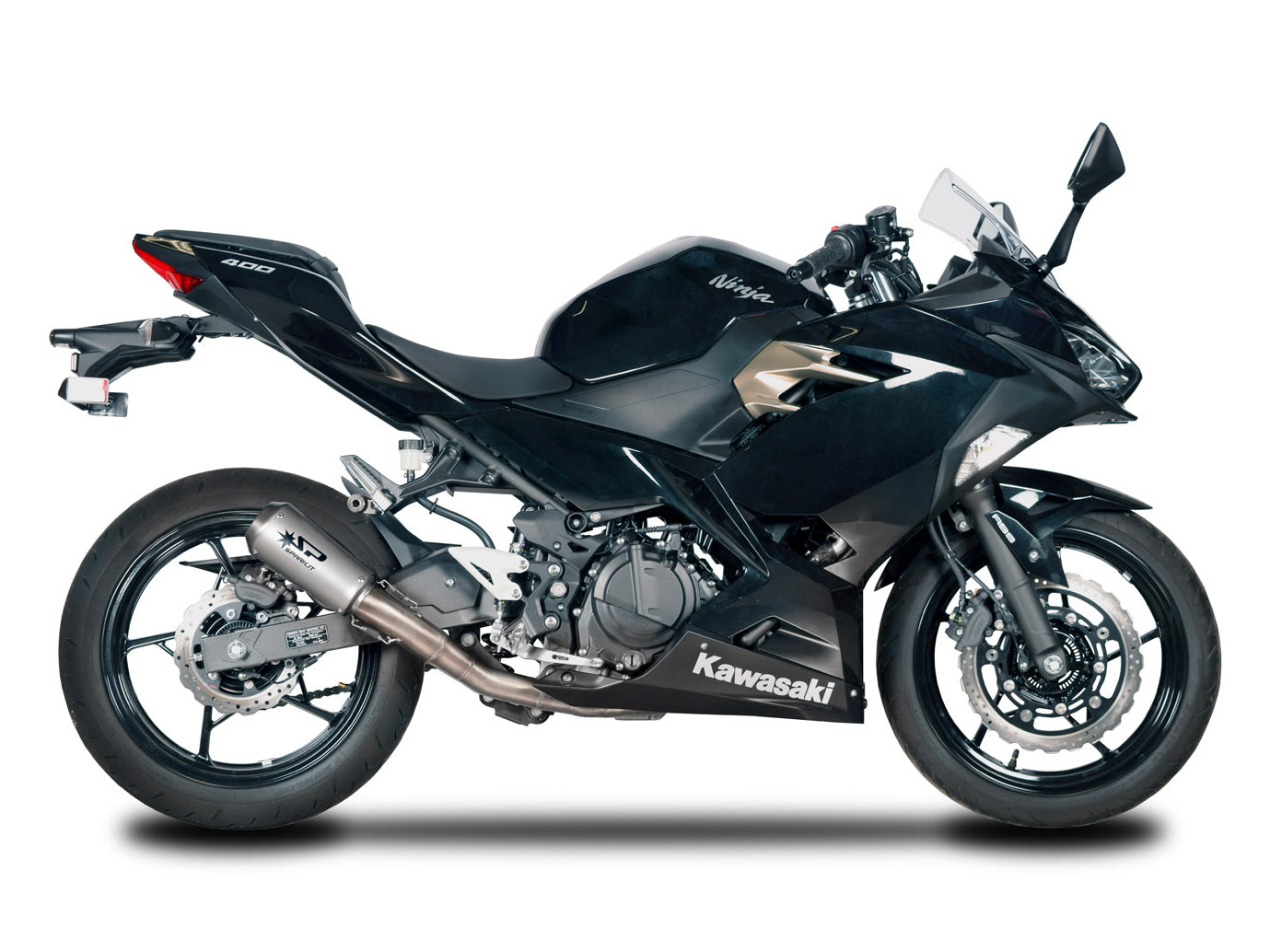 SPARK Kawasaki Ninja 400 Titanium Full Exhaust System "MotoGP" (racing)