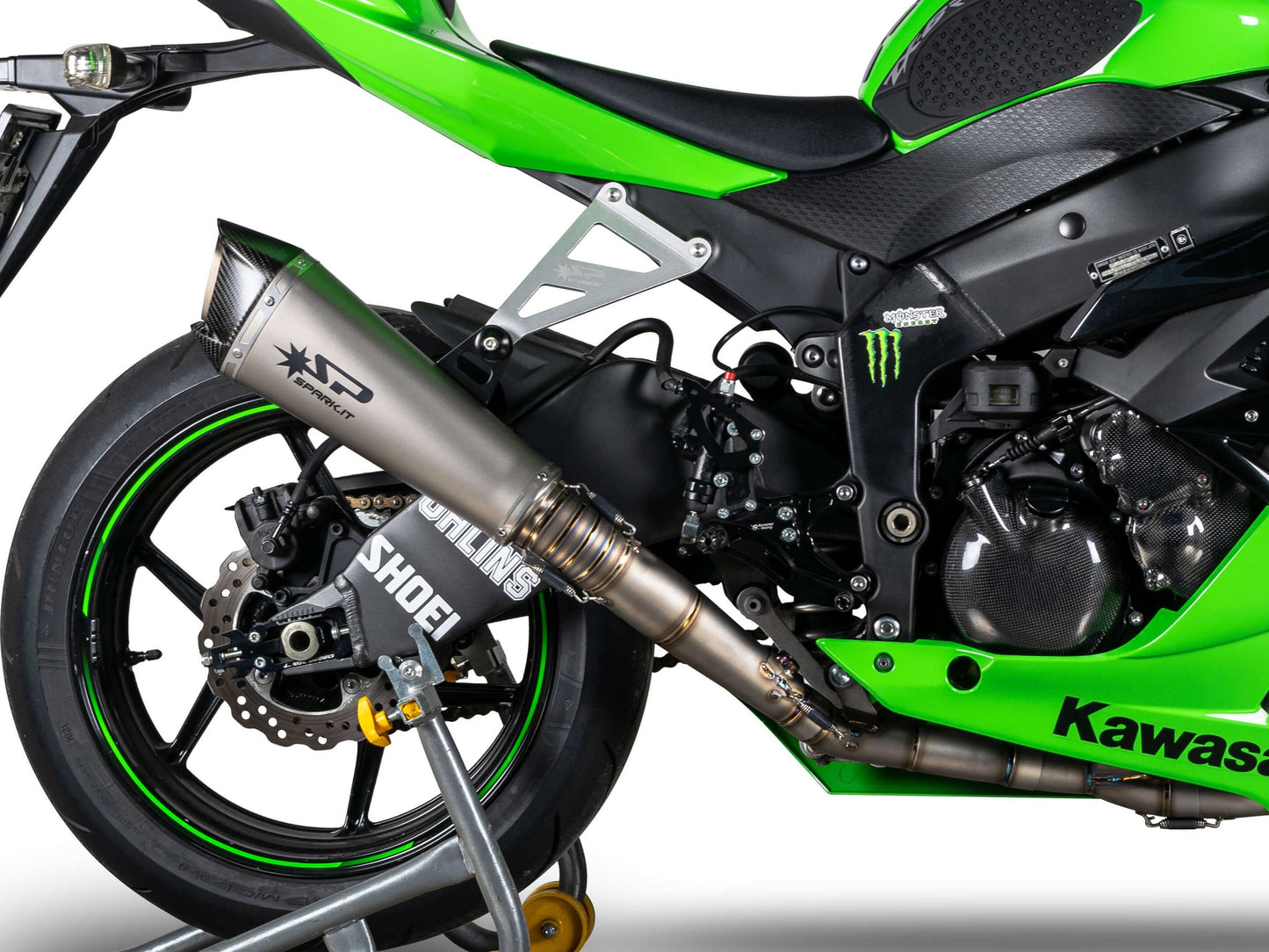 SPARK GKA8832 Kawasaki ZX-6R (2009+) Full Titanium Exhaust System "Konix" (racing)