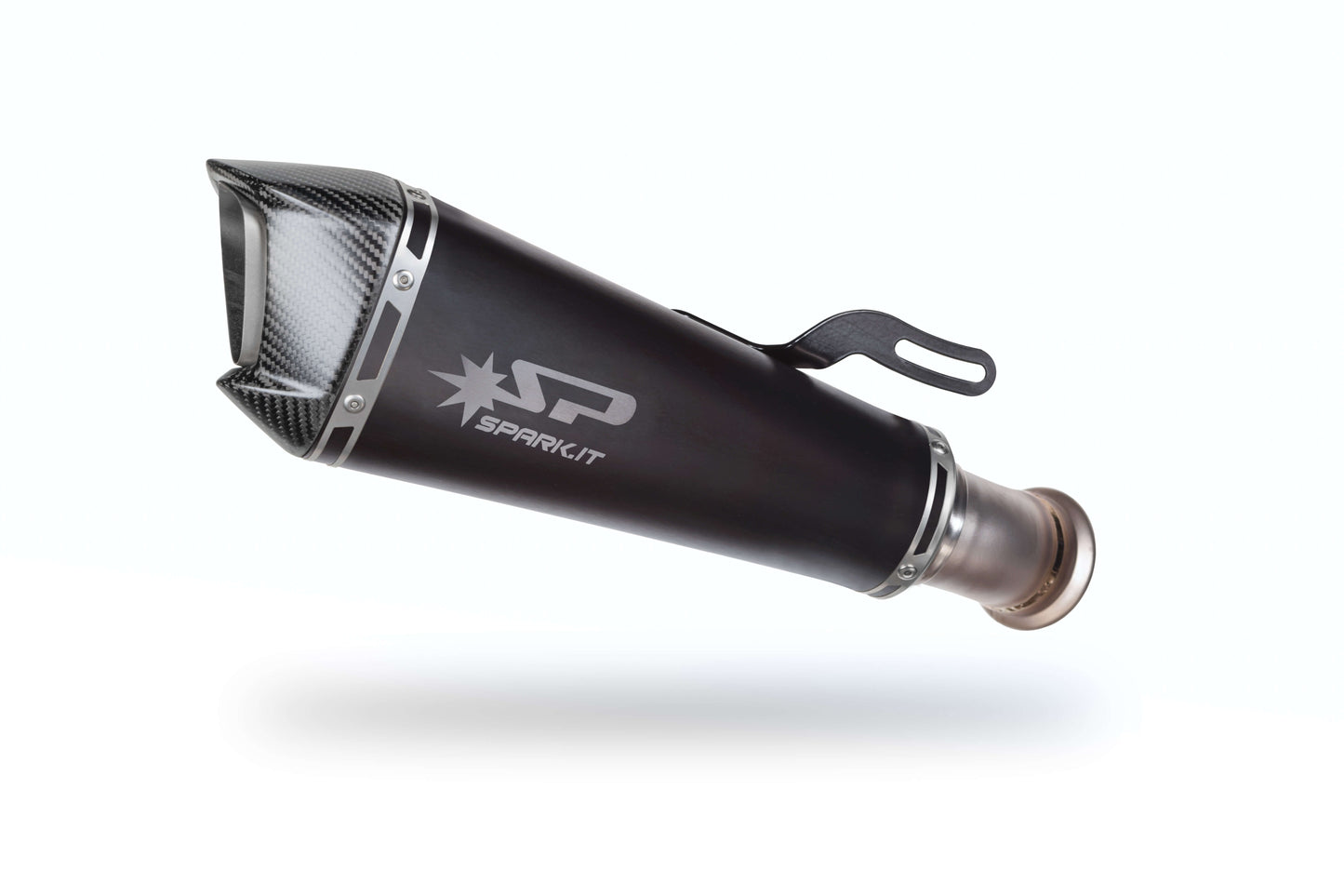 SPARK GKT0113 KTM 1290 Super Duke R (2020+) Titanium Slip-on Exhaust "KONIX EVO" (EU homologated; dark style finishing)