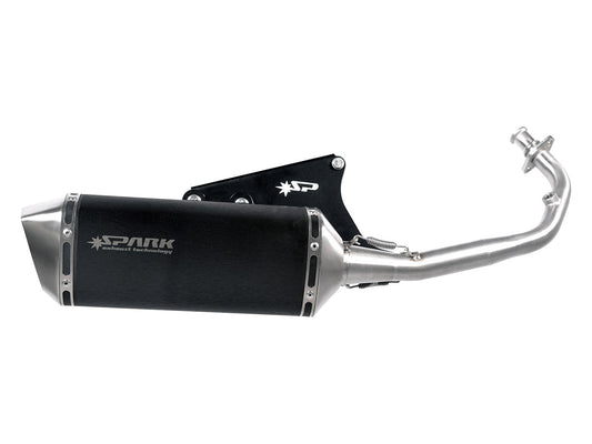SPARK GPI8801 Vespa Primavera 125 / 150 (14/16) Dark Style Slip-on Exhaust "Force"