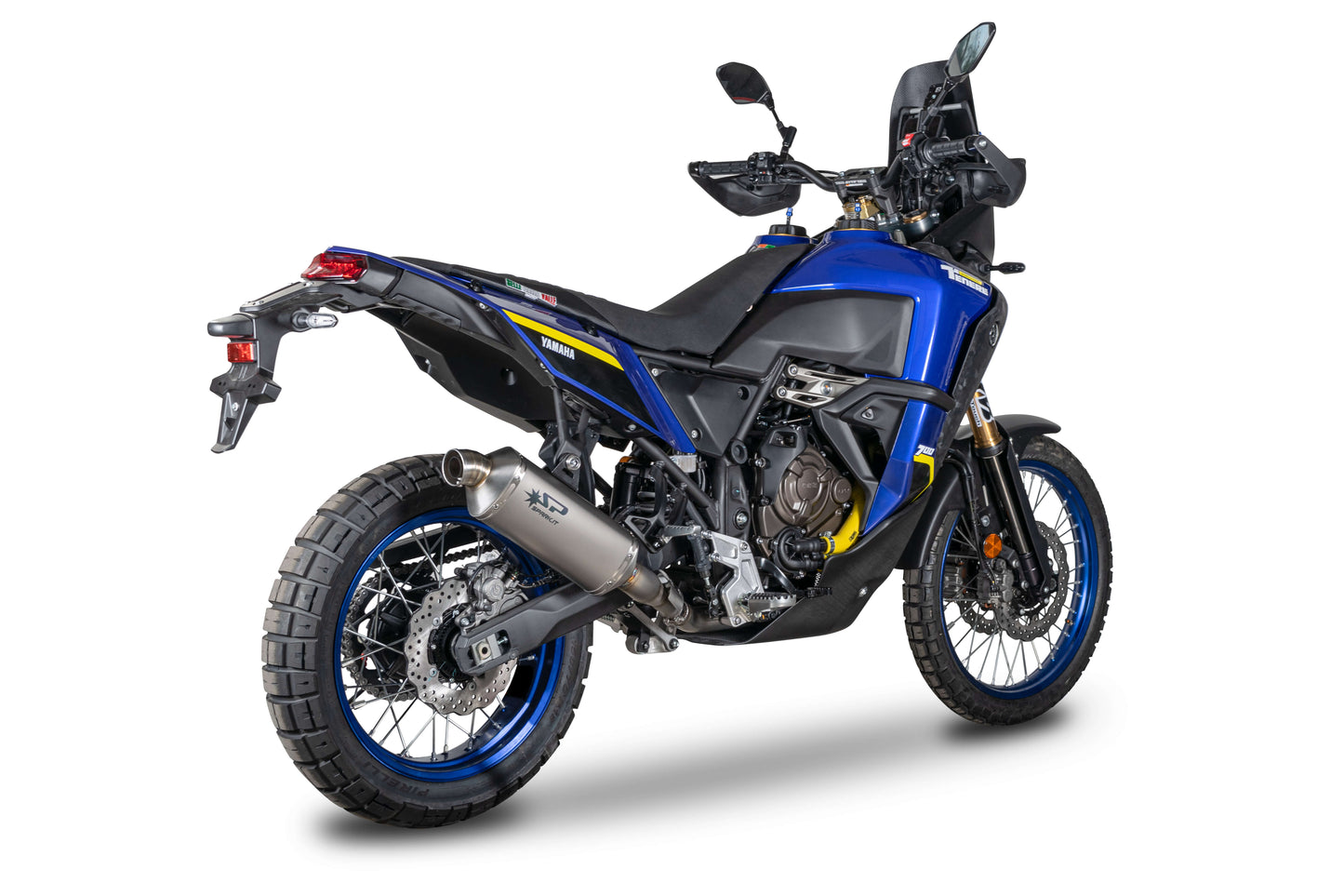 SPARK GYA1601 Yamaha Ténéré 700 (2019+) Slip-on Exhaust "Dakar" (EURO 5; titanium)