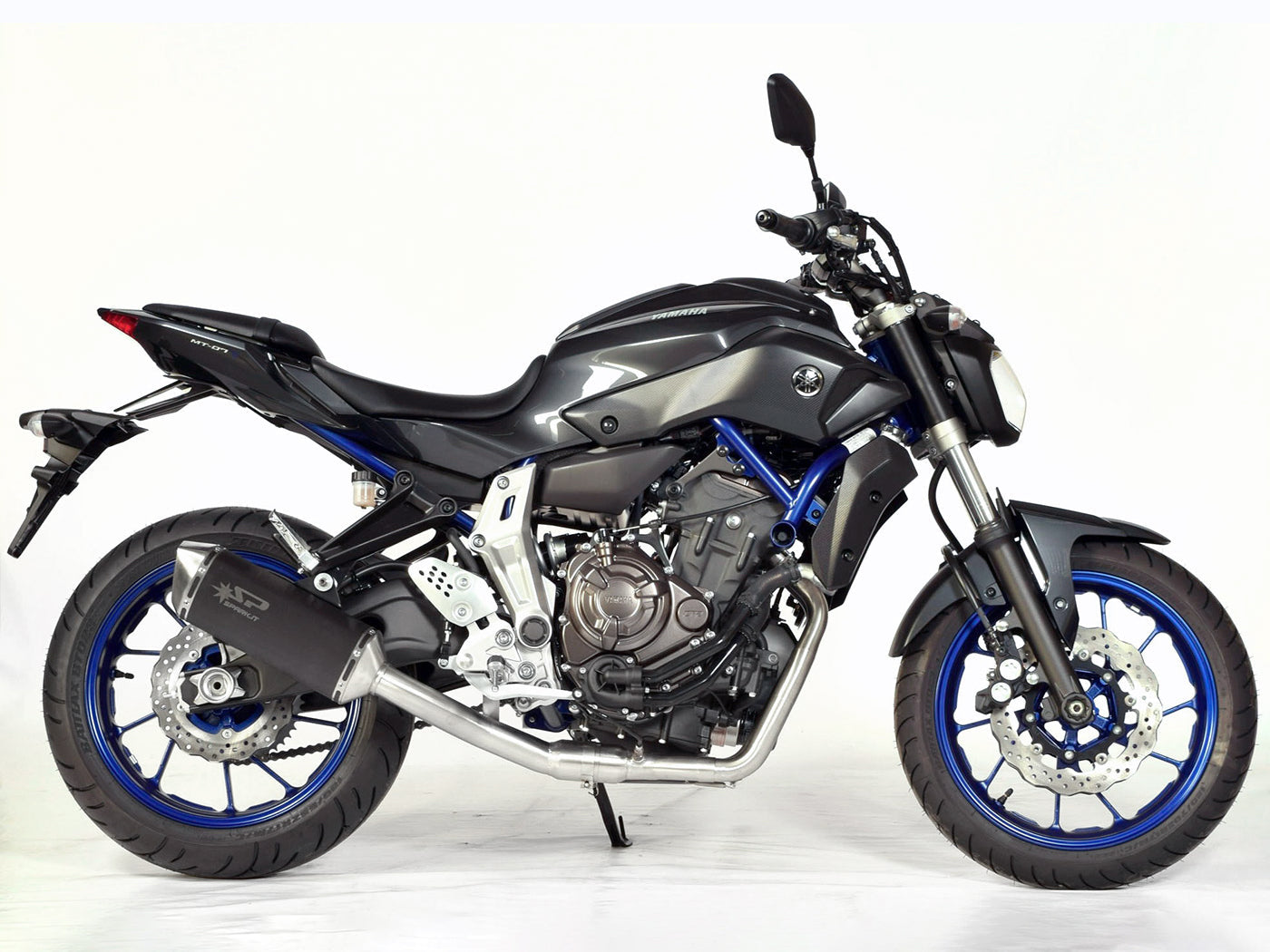 SPARK Yamaha MT-07 Full Exhaust System "Force" (EU homologated; lateral position)