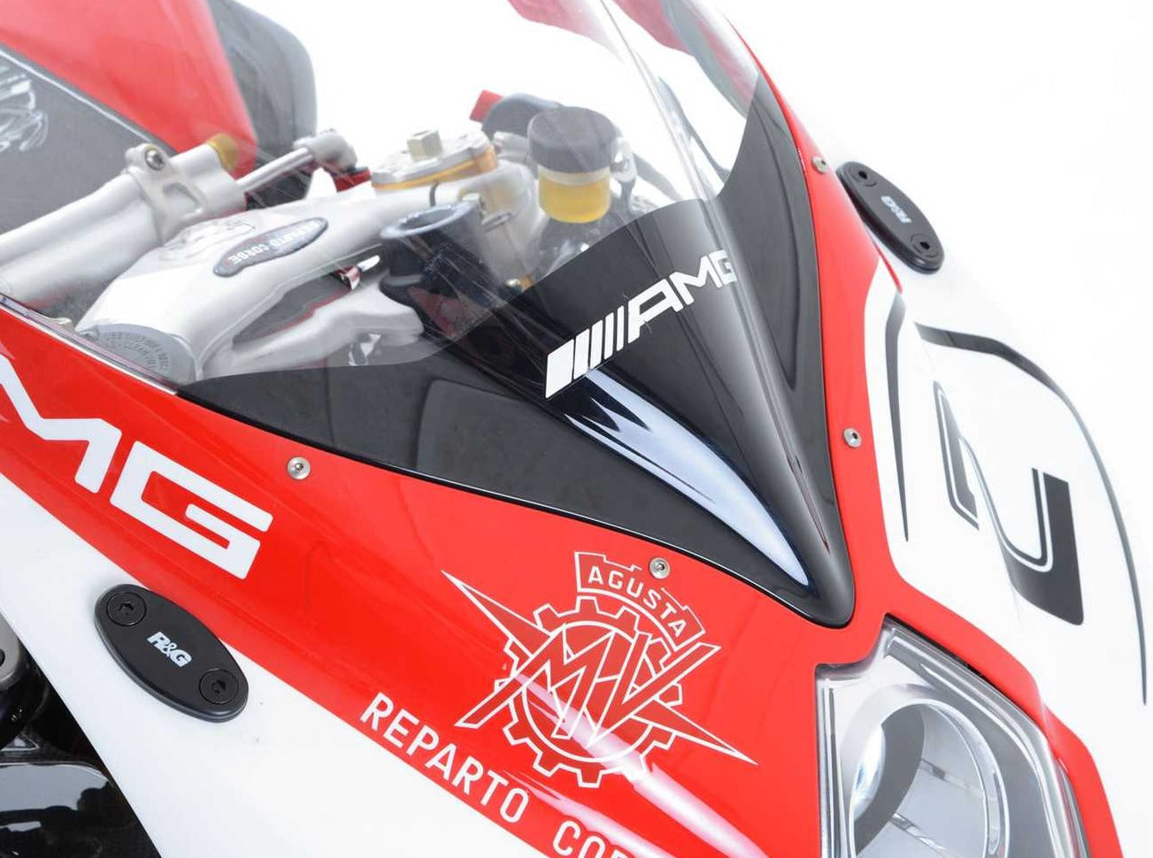 MBP0016 - R&G RACING MV Agusta F3 / F4 Mirror Block-off Plates