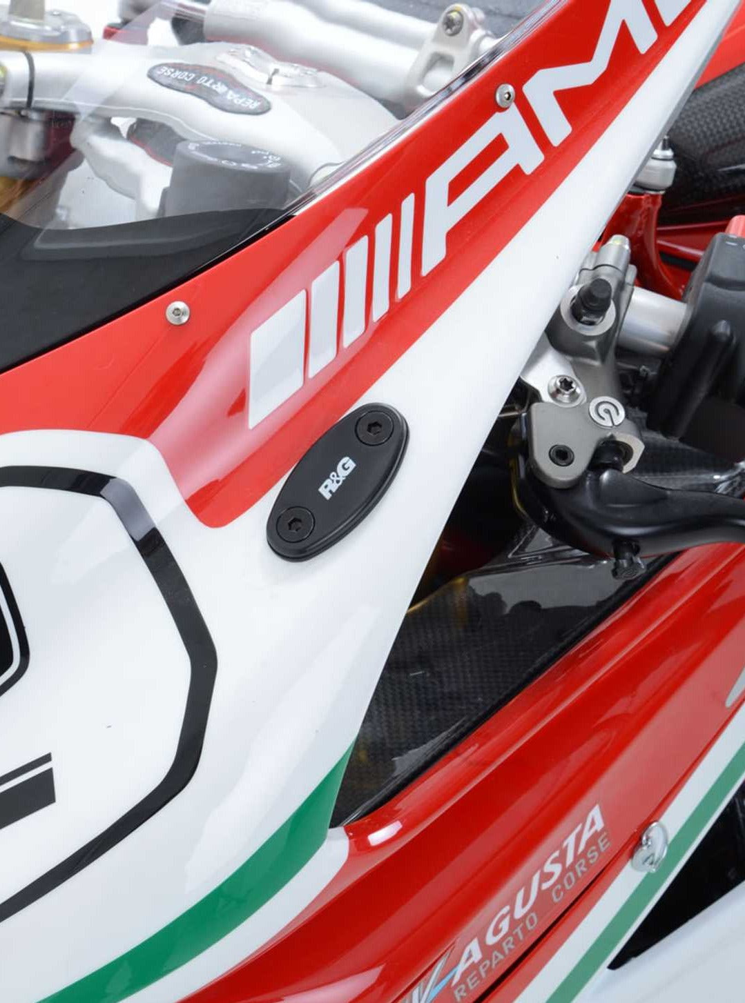 MBP0016 - R&G RACING MV Agusta F3 / F4 Mirror Block-off Plates