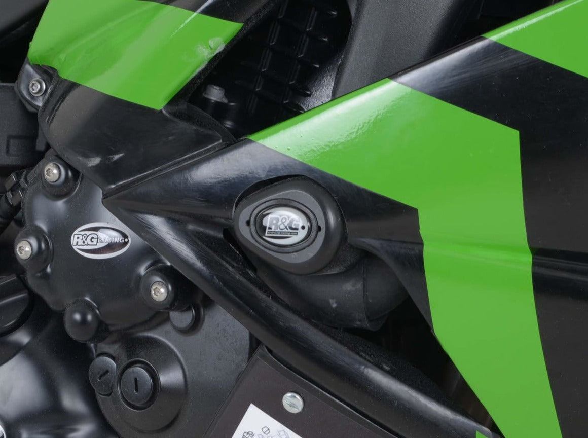 CP0336 - R&G RACING Kawasaki ZX-6R (09/12) Frame Crash Protection Sliders "Aero" (racing) – Accessories in the 2WheelsHero Motorcycle Aftermarket Accessories and Parts Online Shop