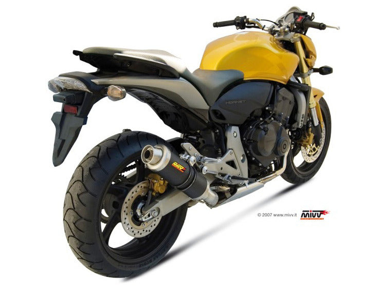 MIVV H.038 HONDA Hornet 600 ( 2007 / 13 ) Slip on Exhaust "GP" (carbon; approved) – Accessories in the 2WheelsHero Motorcycle Aftermarket Accessories and Parts Online Shop