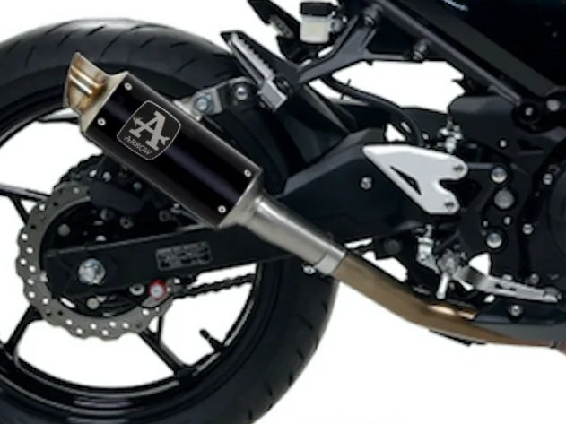 ARROW 71541GPI Kawasaki Z400 (2019+) Dark Steel Slip-on Exhaust "GP2" – Accessories in the 2WheelsHero Motorcycle Aftermarket Accessories and Parts Online Shop