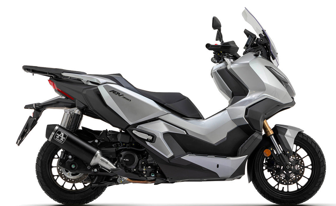ARROW Honda ADV 350 (2022+) Black Aluminum Slip-on Exhaust