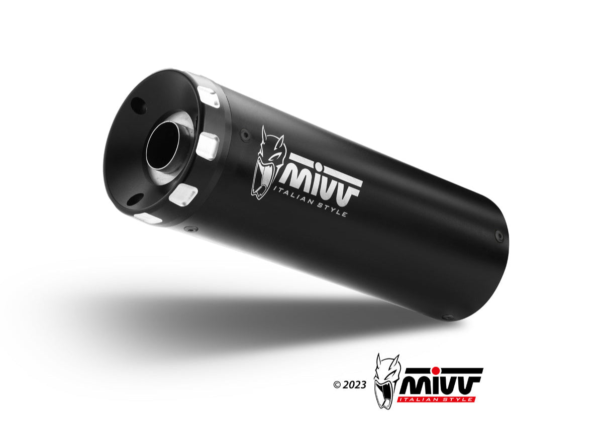 MIVV CF.003 CF MOTO 700CL-X ( 2023+ ) Slip-on Exhaust "HR-1" (black + aluminium back; approved) – Accessories in the 2WheelsHero Motorcycle Aftermarket Accessories and Parts Online Shop