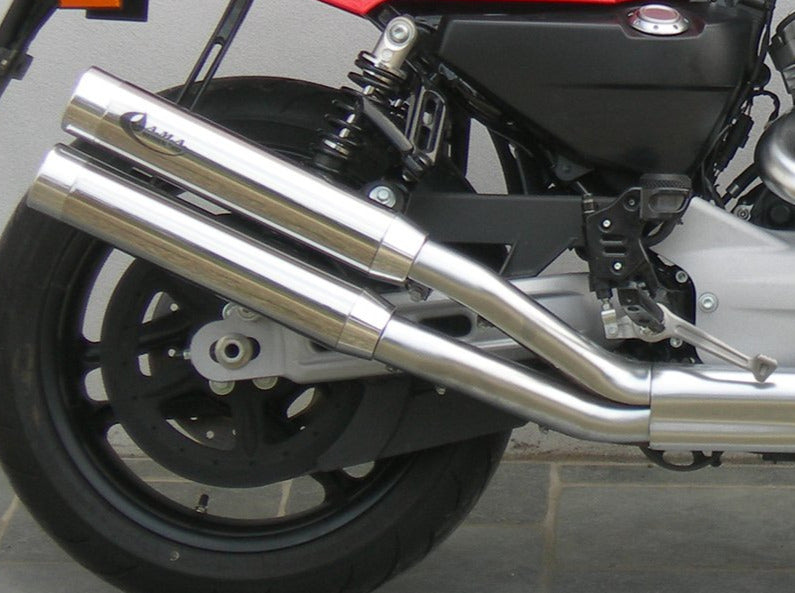 QD EXHAUST Harley Davidson XR1200 Dual Slip-on Exhaust "A.M.A." (EU homologated)