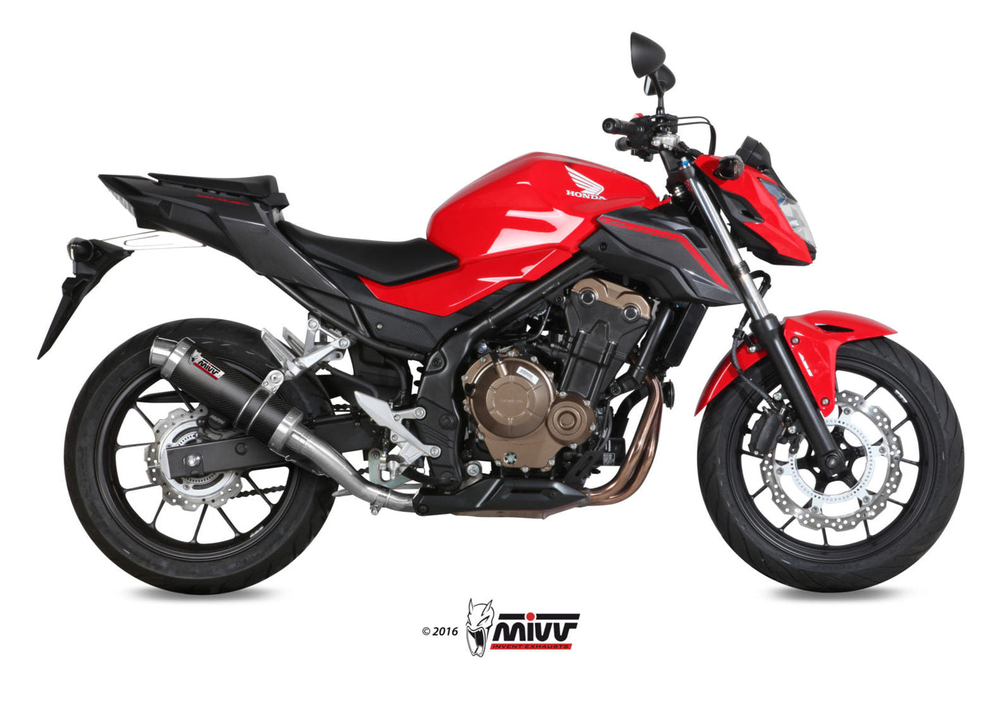 MIVV H.062 HONDA CB 500 F ( 2016 / 18 ) Slip On Exhaust "GP" (carbon; approved) – Accessories in the 2WheelsHero Motorcycle Aftermarket Accessories and Parts Online Shop