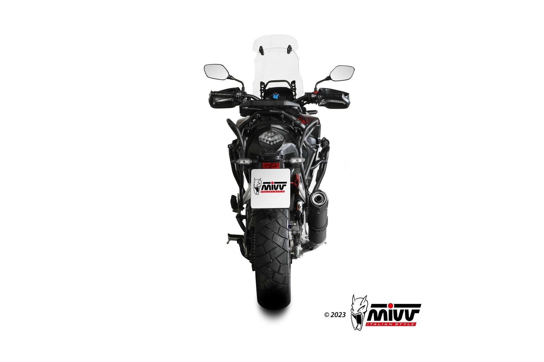 MIVV H.084 HONDA CB 500 X ( 2021+ ) Slip On Exhaust "Oval" (carbon + cap; approved) – Accessories in the 2WheelsHero Motorcycle Aftermarket Accessories and Parts Online Shop