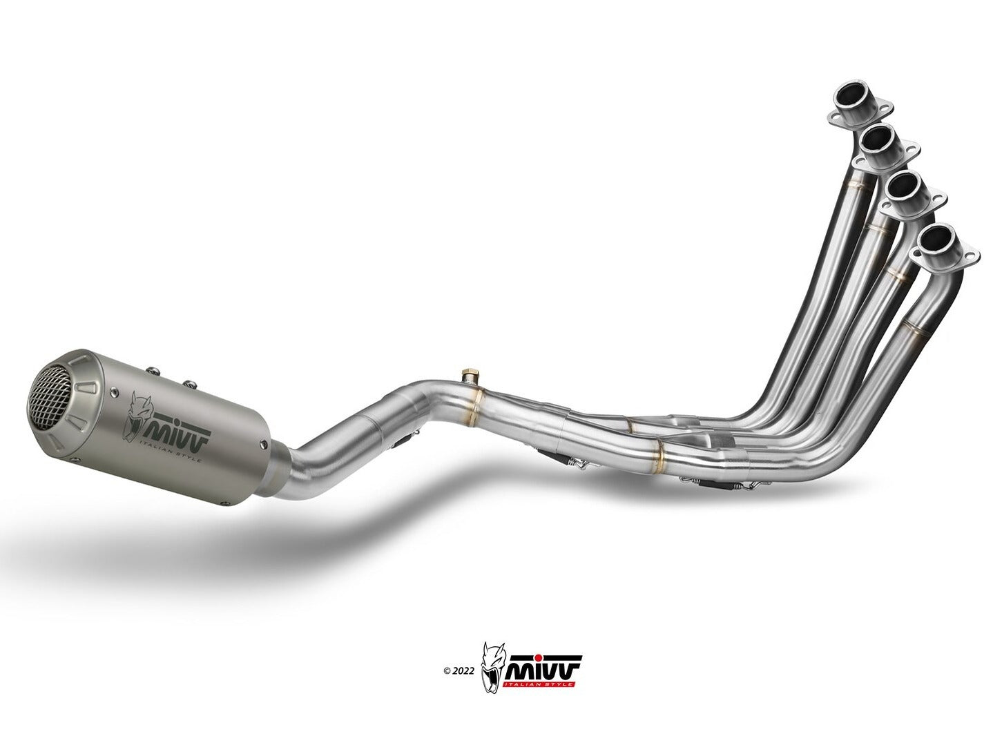 MIVV H.055 HONDA CB 650 F ( 2014 / 18 ) Full System Exhaust "MK3" (stainless steel; not approved) – Accessories in the 2WheelsHero Motorcycle Aftermarket Accessories and Parts Online Shop