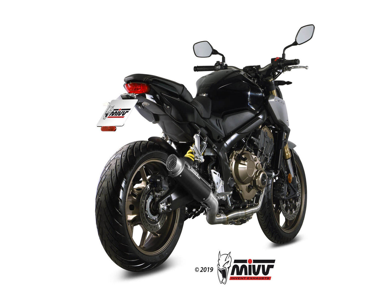 MIVV H.072 HONDA CBR 650 R ( 2019 / 23 ) Full System Exhaust "GP PRO" (carbon; approved) – Accessories in the 2WheelsHero Motorcycle Aftermarket Accessories and Parts Online Shop