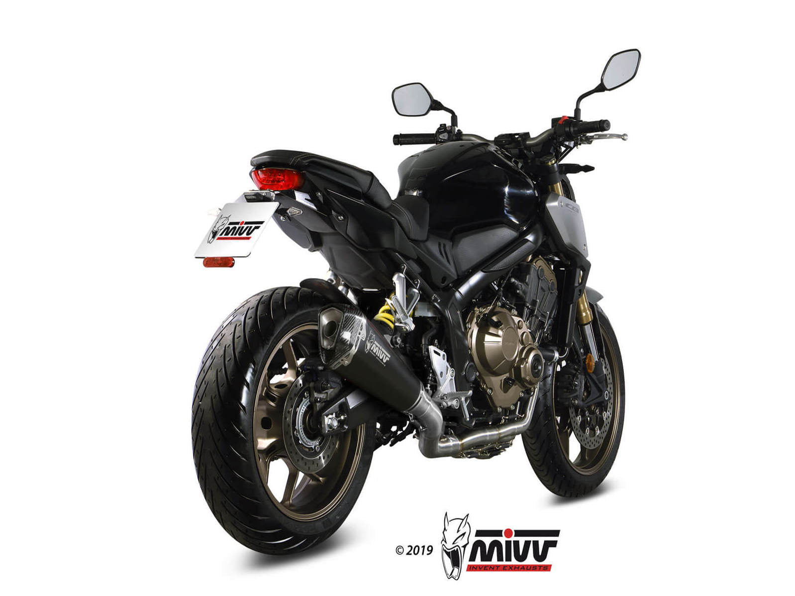 MIVV H.072 HONDA CBR 650 R ( 2019 / 23 ) Full System Exhaust "Delta Race" (black; approved) – Accessories in the 2WheelsHero Motorcycle Aftermarket Accessories and Parts Online Shop