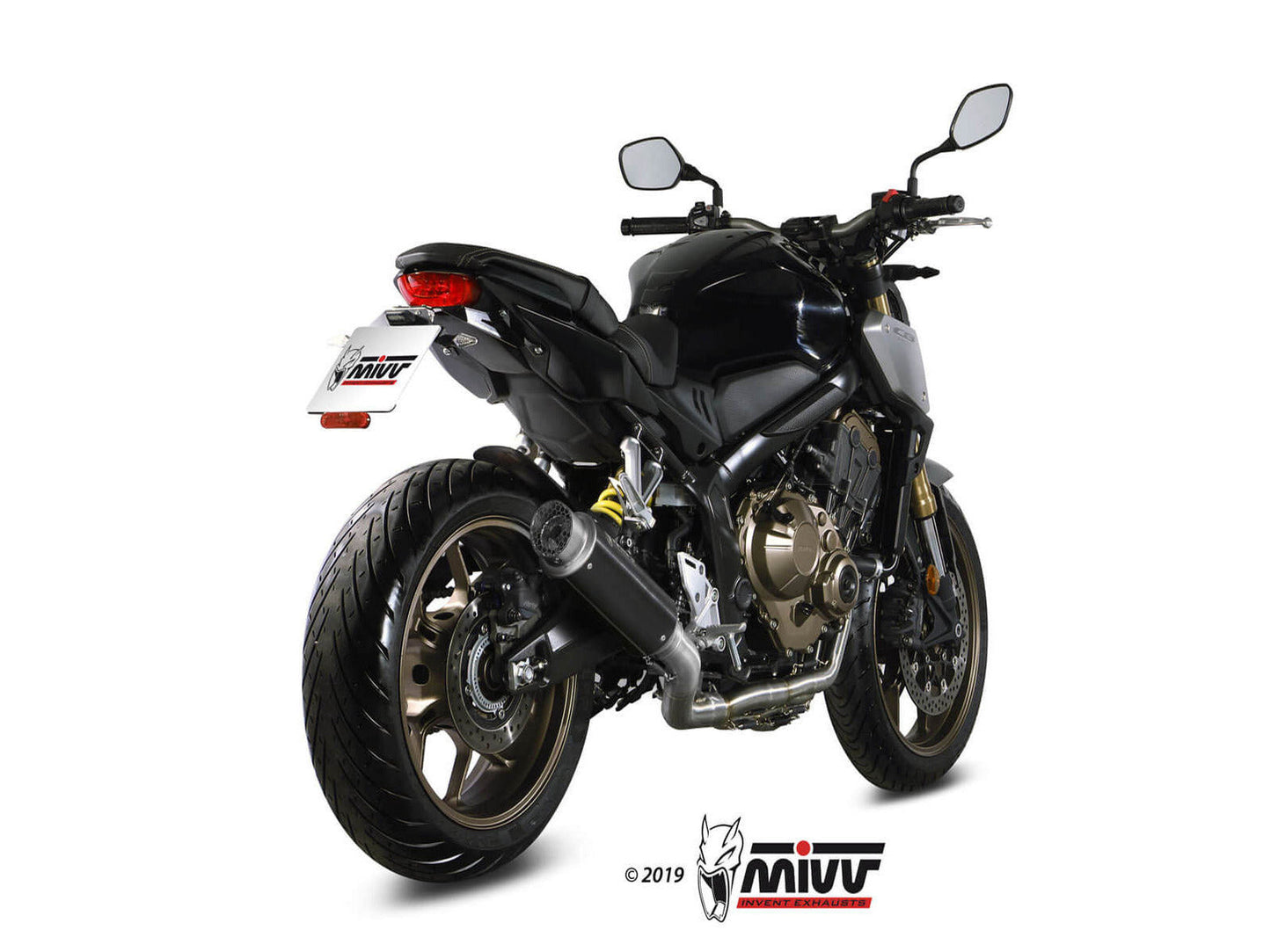 MIVV H.072 HONDA CBR 650 R ( 2019 / 23 ) Full System Exhaust "GP PRO" (black; approved) – Accessories in the 2WheelsHero Motorcycle Aftermarket Accessories and Parts Online Shop